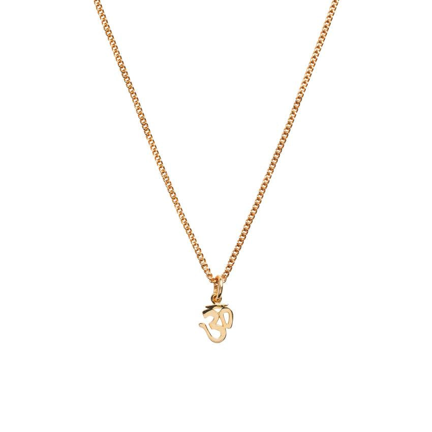 Yoga Halskette, Silence Chain OM, Gold