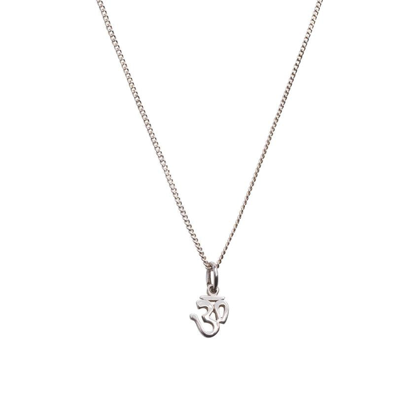 Yoga Halskette, Silence Chain OM, Silber