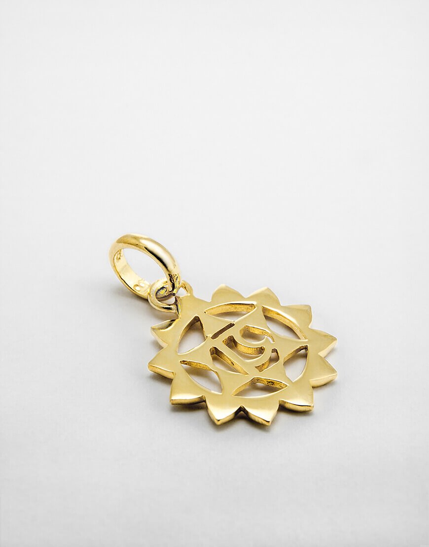 Herzchakra Amulett ANAHATA, Gold