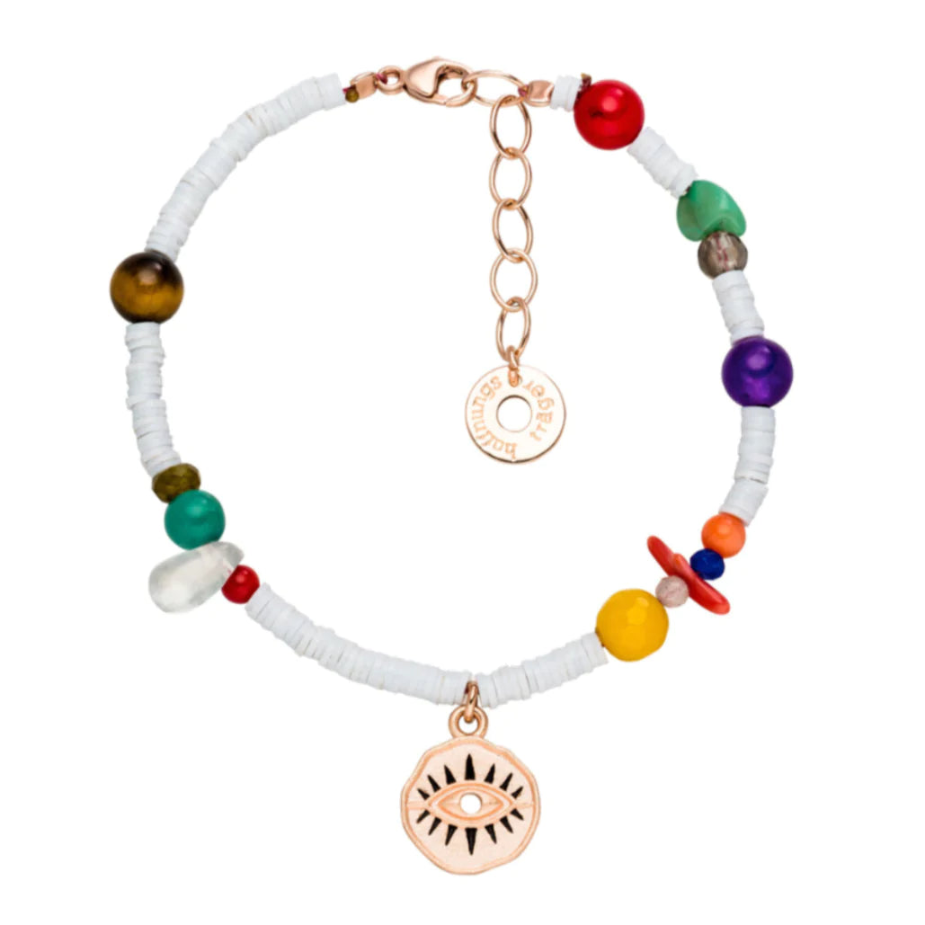 Yoga Schutzarmband EYE, Roségold