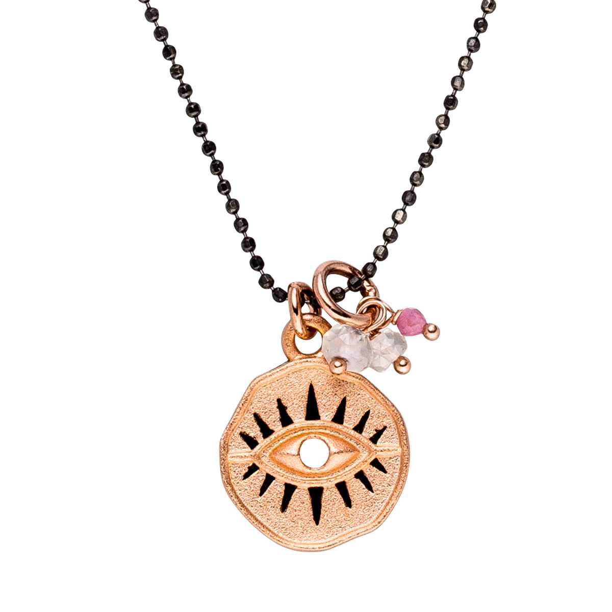 Yoga Schutzkette EYE, Roségold