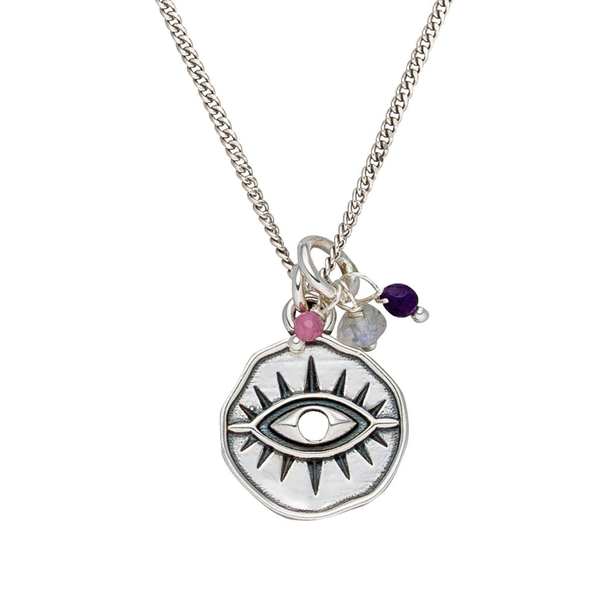Yoga Schutzkette EYE, Silber