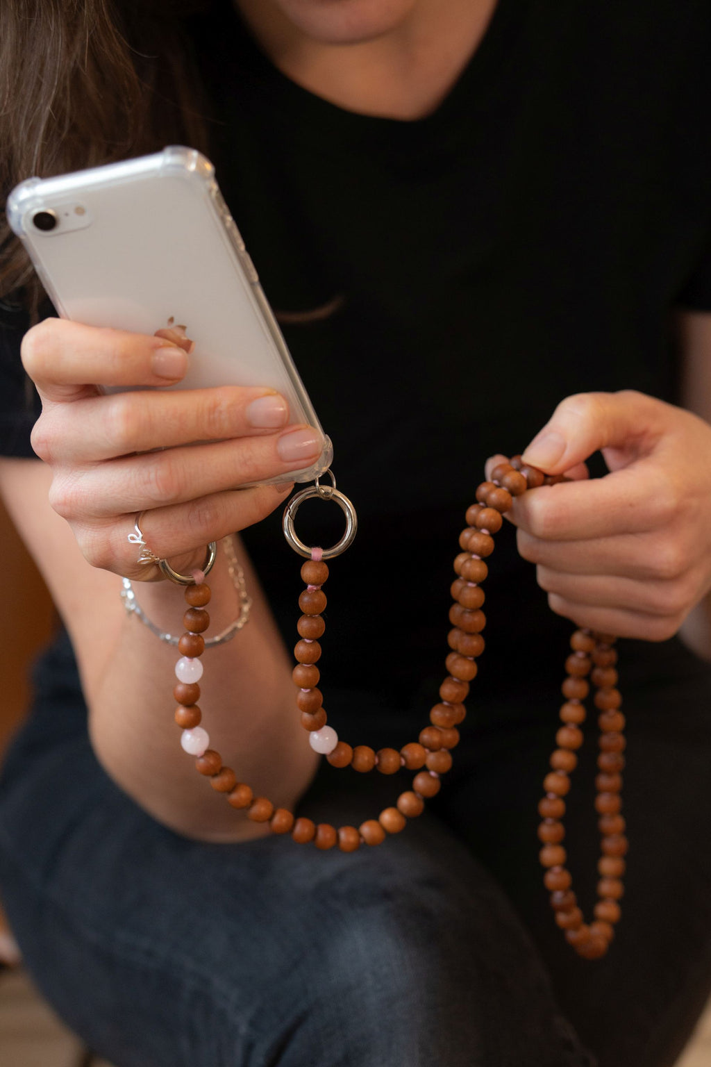 Mala Handy-Kette ROSA, Sandelholz