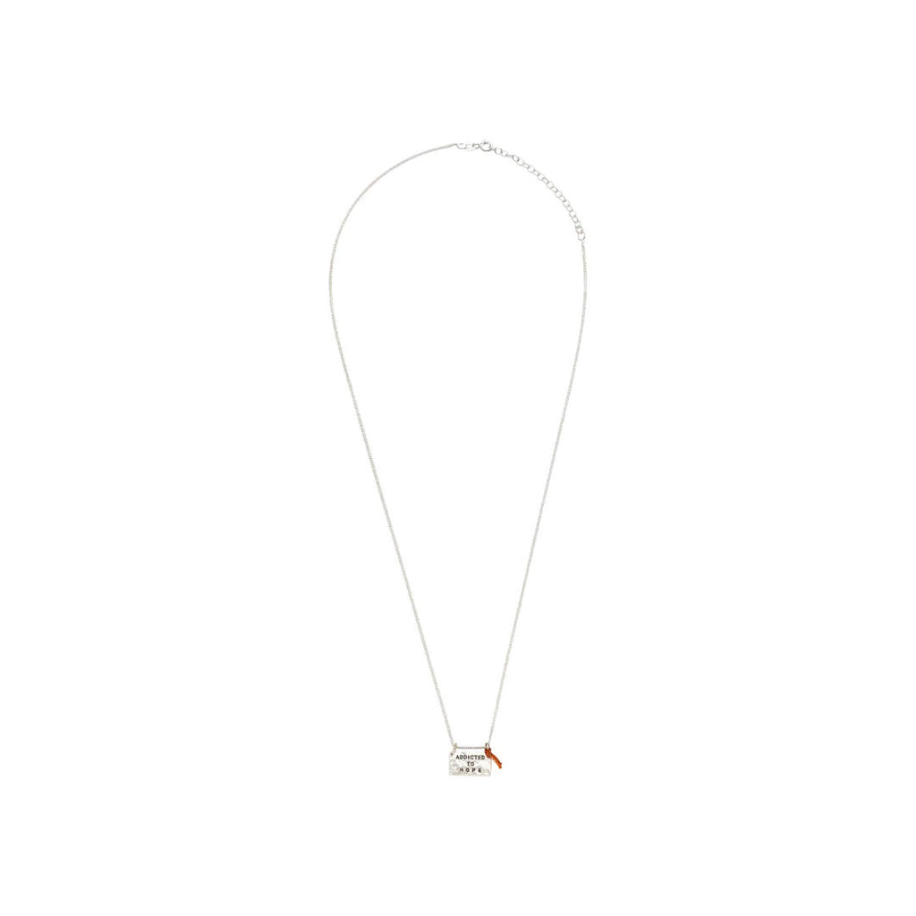 Yoga Halskette Love Chain HOPE, Silber