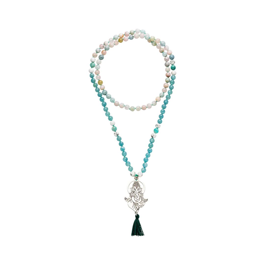 Mala Yoga-Kette GANESHA, Silber