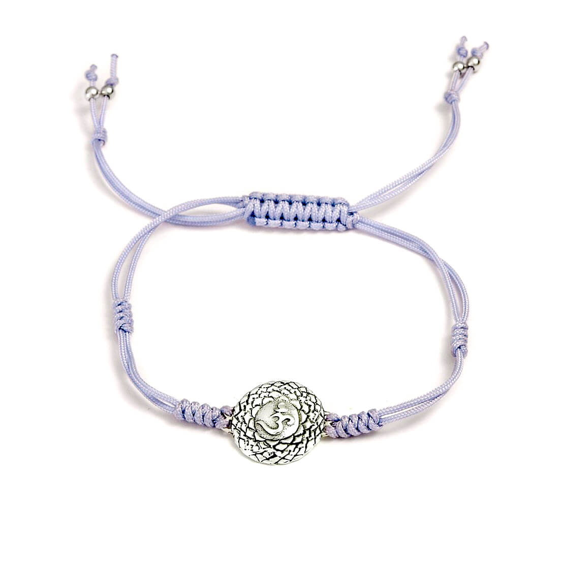 Chakra Armband SAHASRARA, Silber