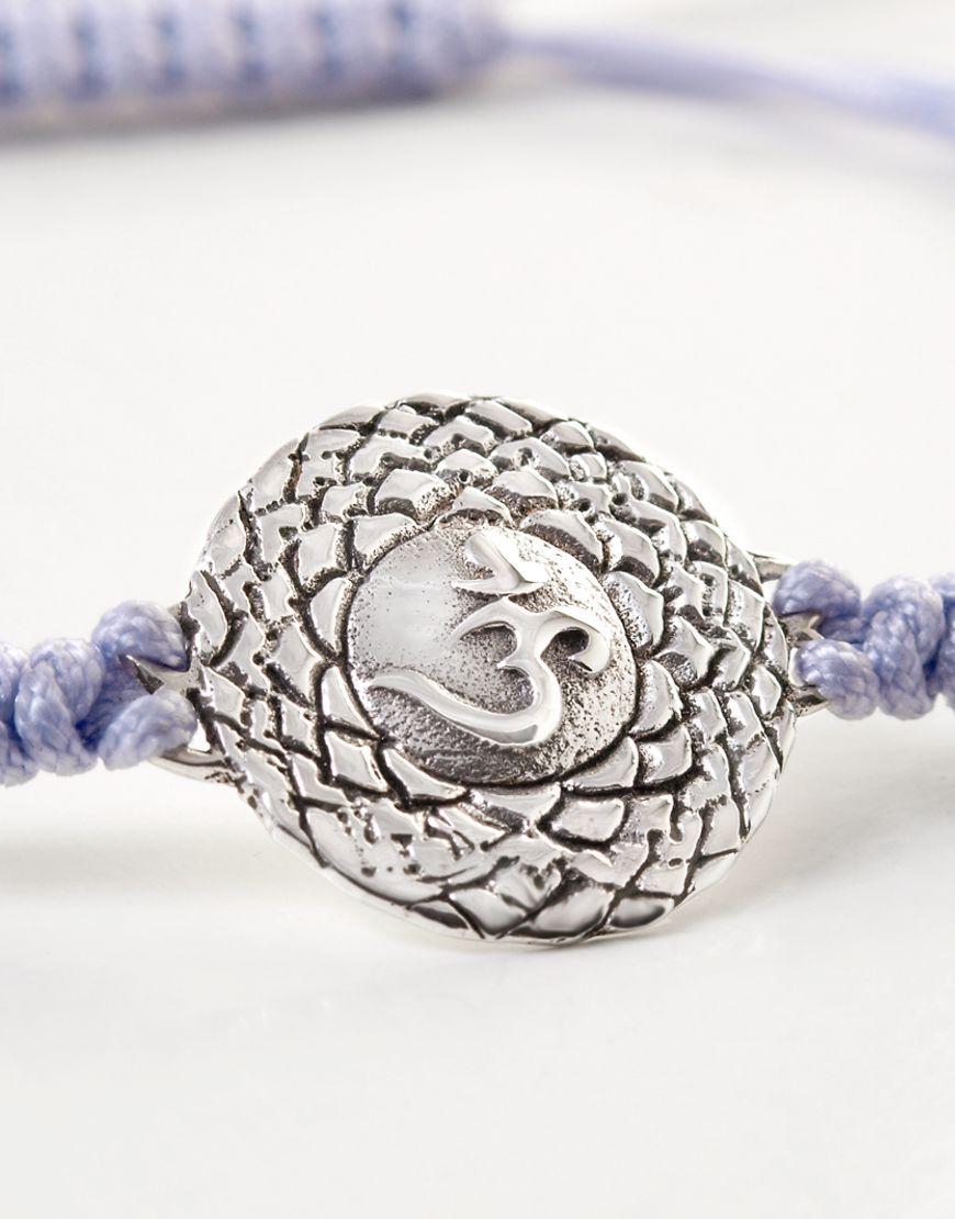 Chakra Armband SAHASRARA, Silber