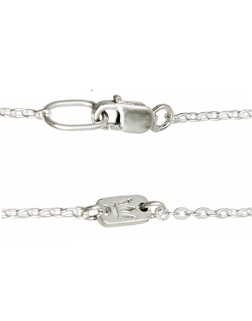 Amulett GAYATRI Mantra mini, Silber