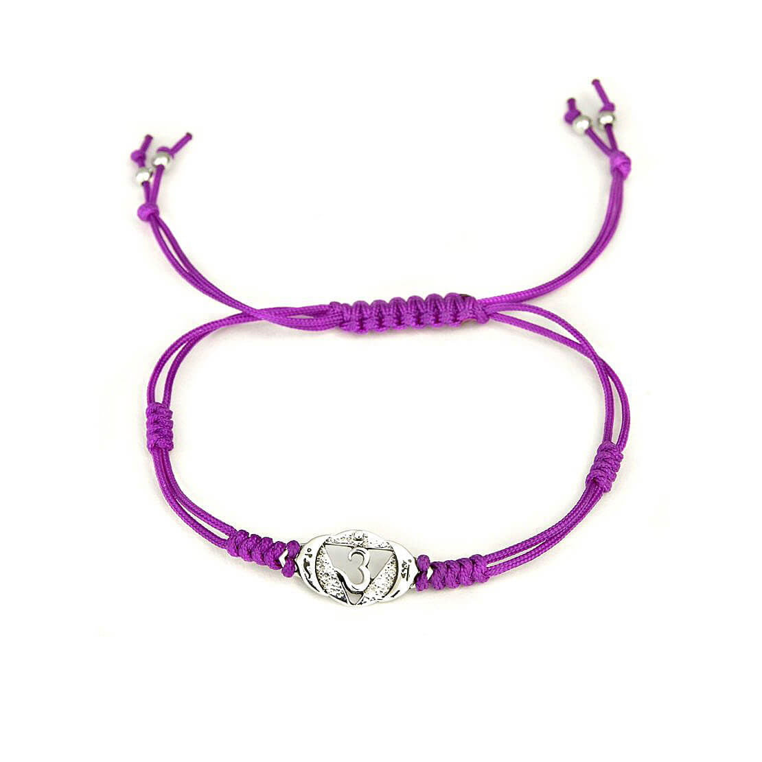 Chakra Armband AJNA, Silber