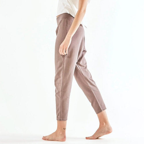 Yoga-Pants LOOSE, Taupe, GOTS