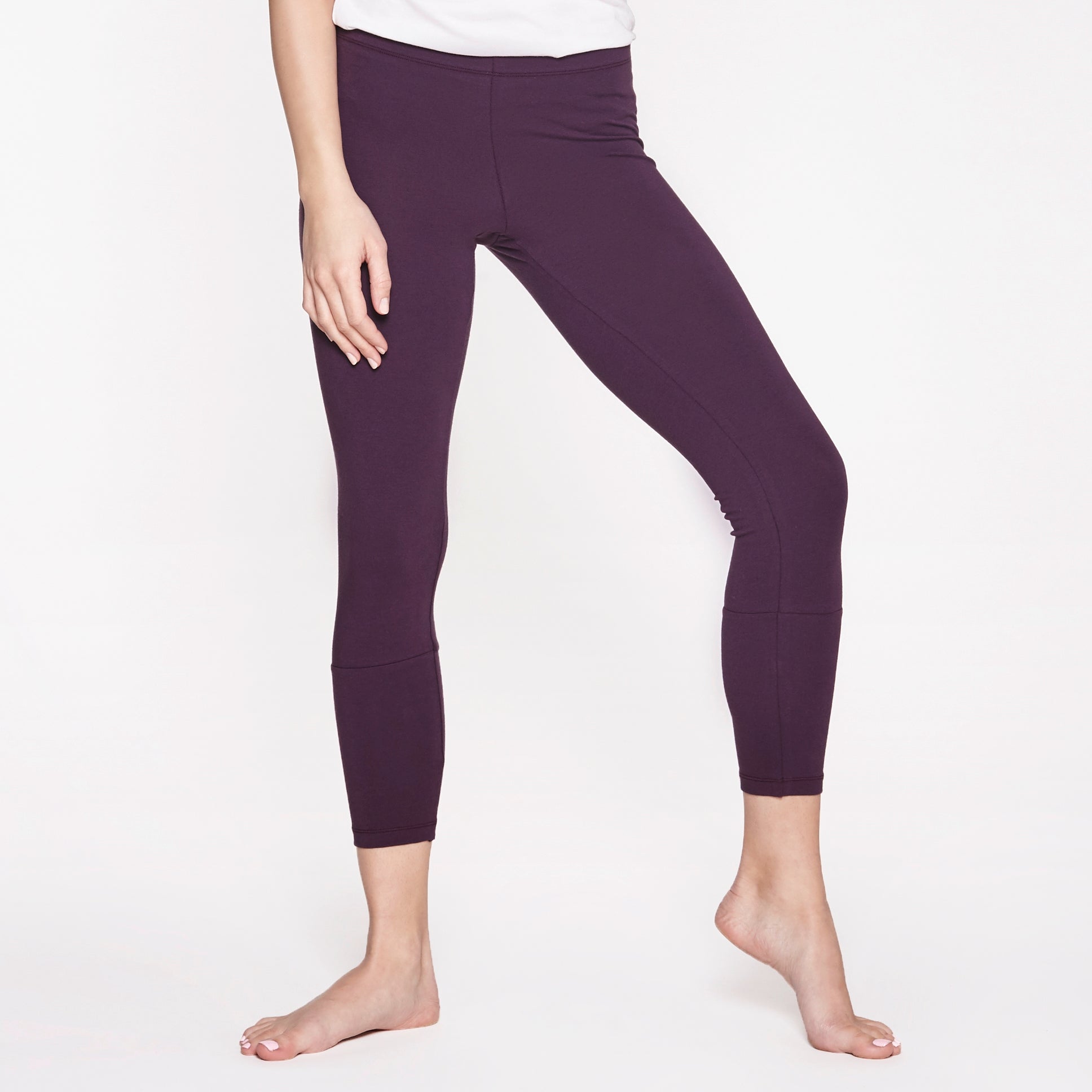 Yoga Leggings 7/8 BURGUNDY