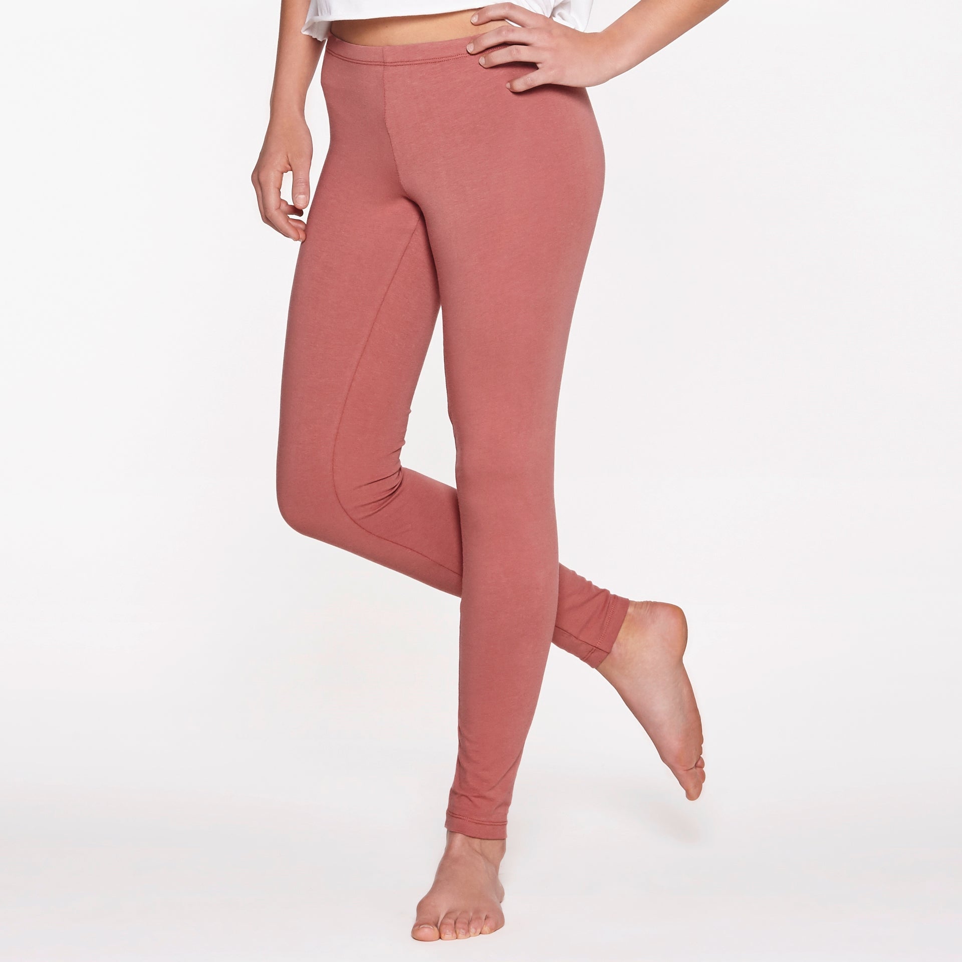 Yoga Leggings lang, "Canyon Rose"