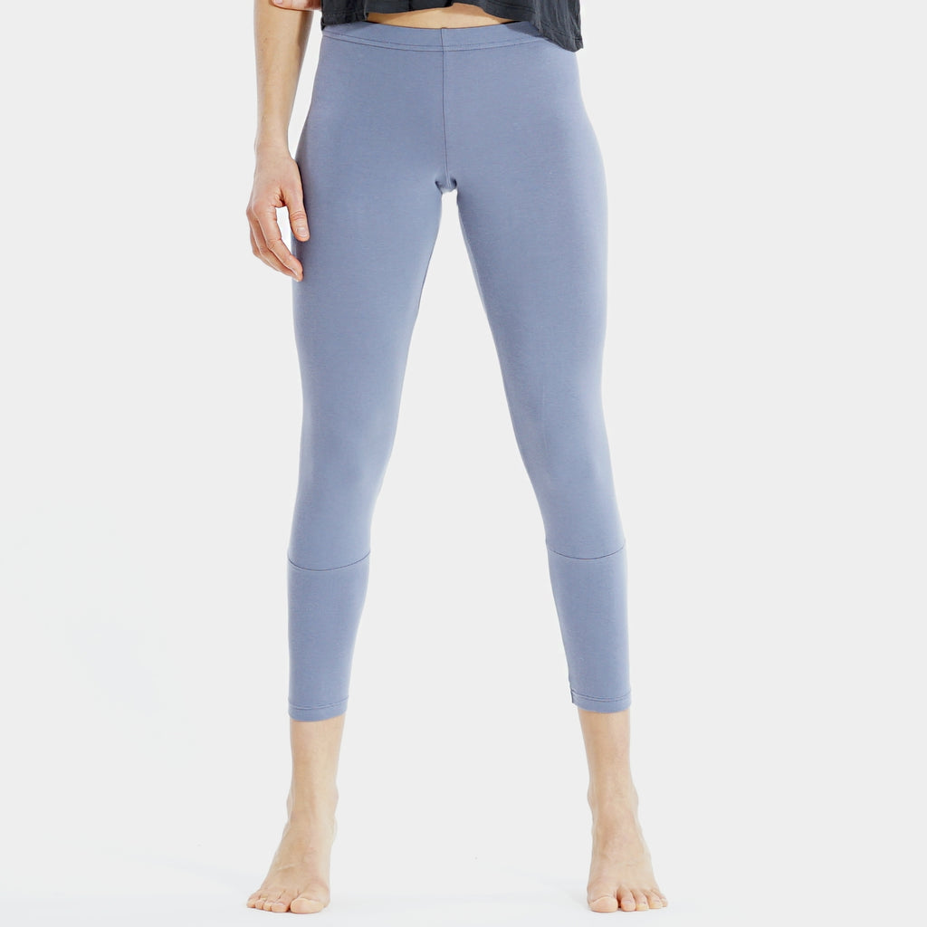 Yoga Leggings 7/8 BLUE, Biobaumwolle