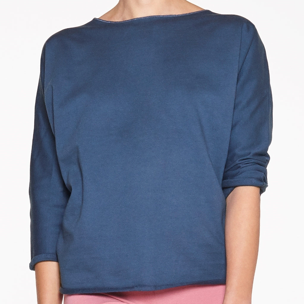 Yoga Damen Sweater INDIGO, Blau