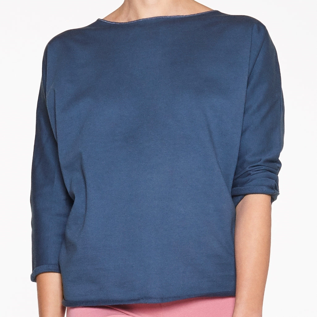 Yoga Damen Sweater INDIGO, Blau