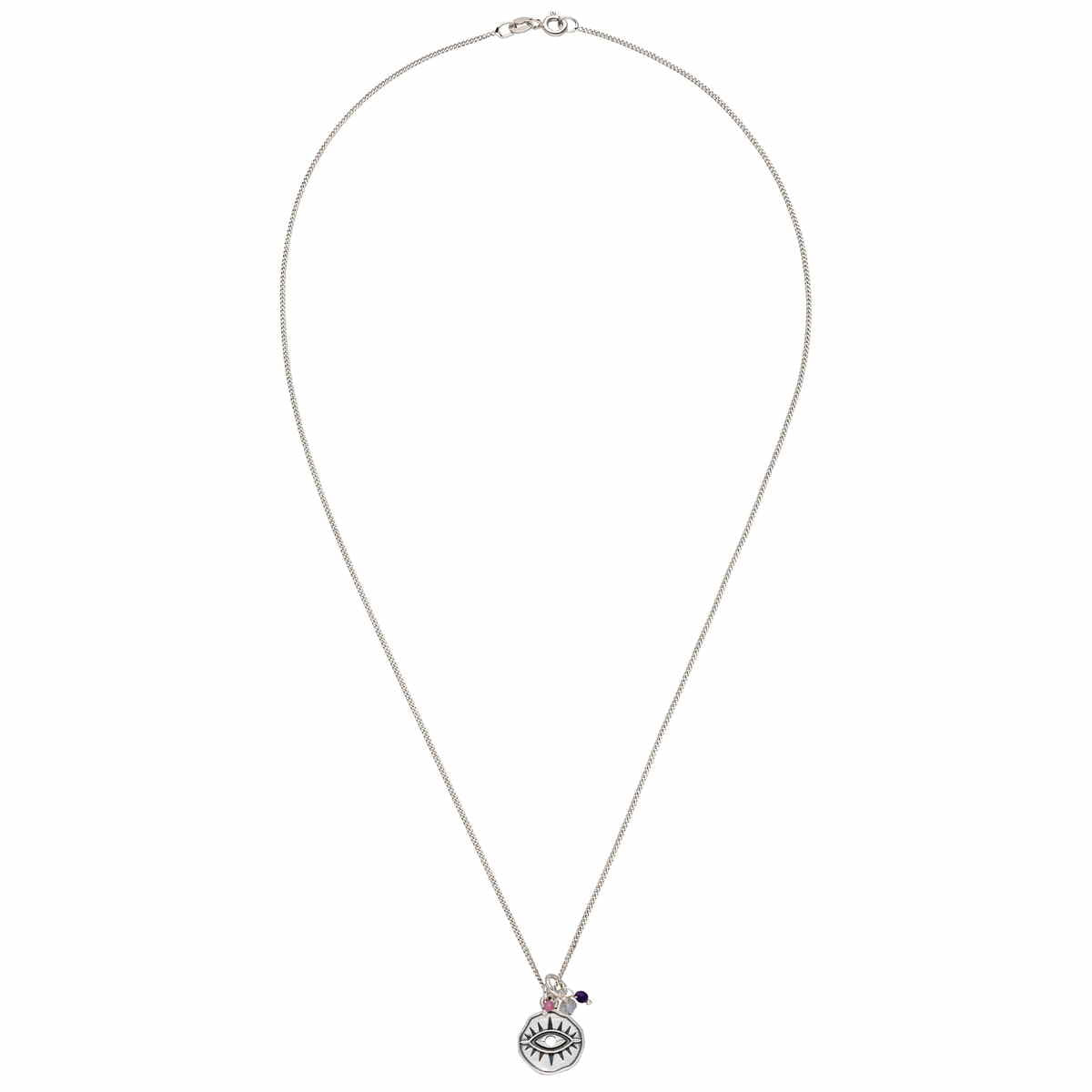 Yoga Schutzkette EYE, Silber