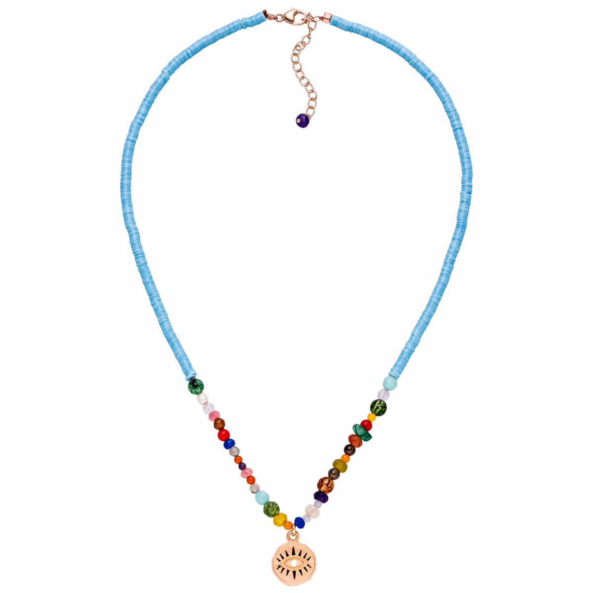 Yoga Schutz-Choker EYE, Roségold