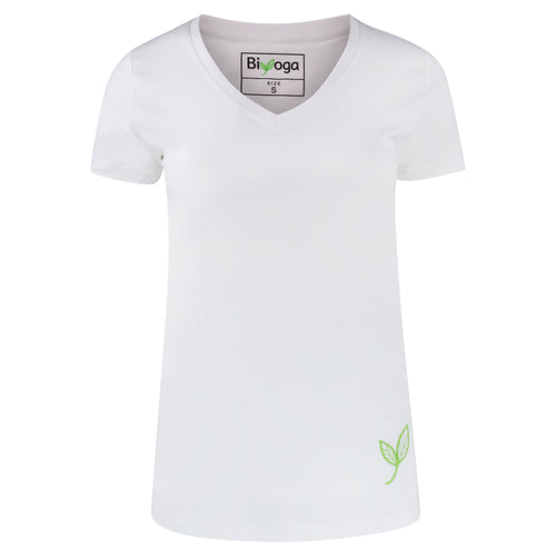 Yoga T-Shirt BASIC, Weiß
