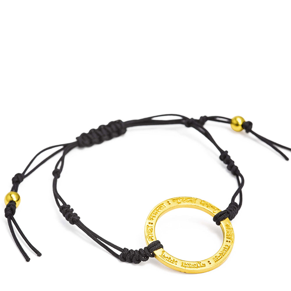 Yoga Mantra-Armband LOKAH, Gold