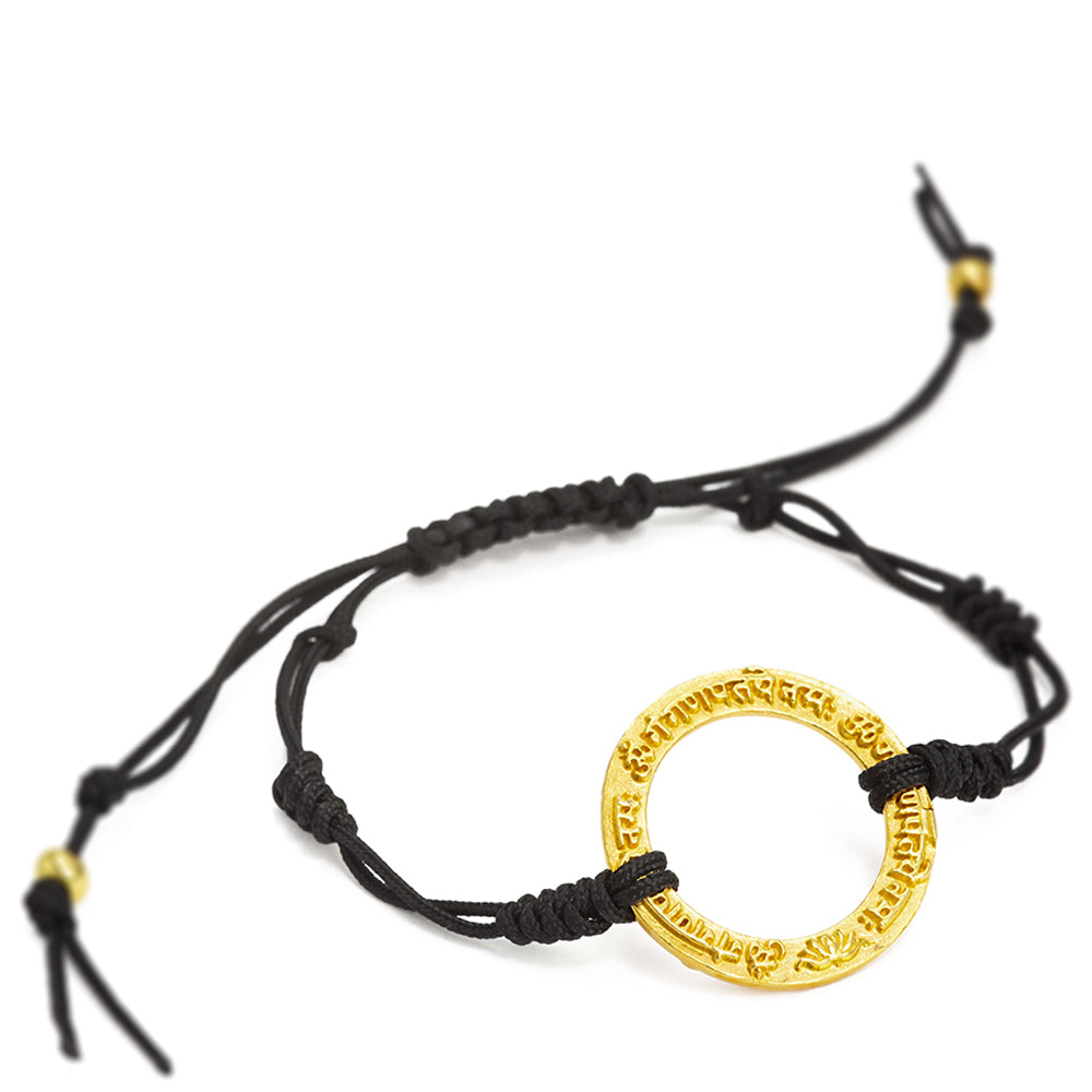 Yoga Mantra-Armband GANESHA, Gold