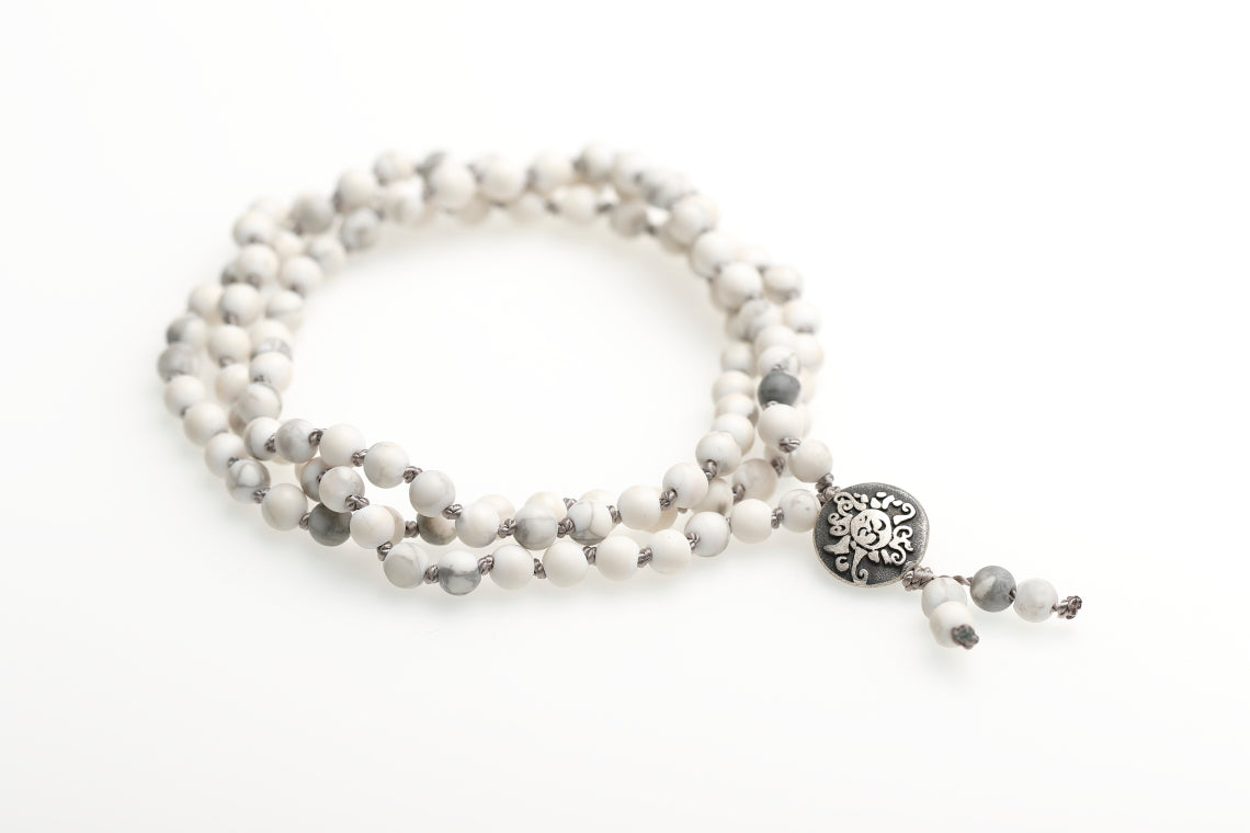 Feine Mala Yoga Kette, Magnesit
